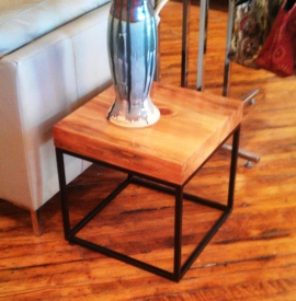 Heavy Pine End Table